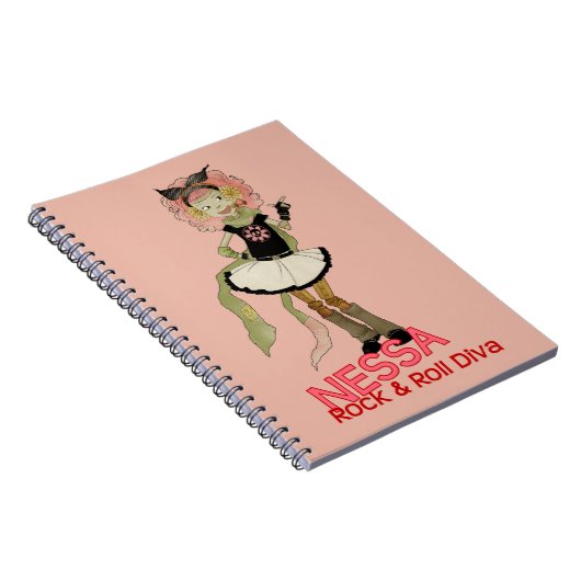 4 Little Monsters - Nessa Notitieboek (Rechterzijde)