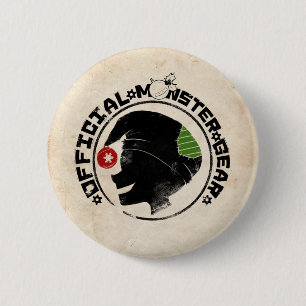 4 Little Monsters - Nigel Holiday Logo 2 Ronde Button 5,7 Cm