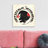 4 Little Monsters - Nigel Holiday Logo Canvas Afdruk (Insitu (Woonkamer))