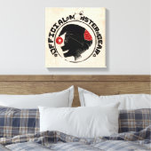 4 Little Monsters - Nigel Holiday Logo Canvas Afdruk (Insitu (Slaapkamer))
