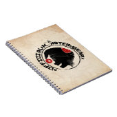 4 Little Monsters - Nigel Holiday Logo Notitieboek (Rechterzijde)