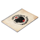 4 Little Monsters - Nigel Holiday Logo Notitieboek (Linkerzijde)