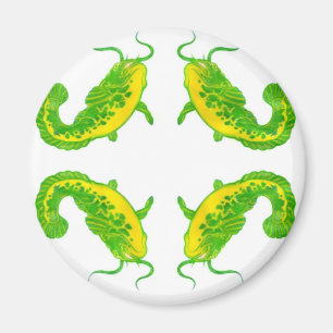 4 Lucky Fish Magneet
