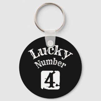 4 - Lucky Number 4 Luck Sleutelhanger