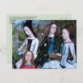 4 Maagdarmmartelaars in een tuin (met vermelding v Briefkaart (Voorkant / Achterkant)