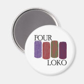 4 Magnet inspiré par Loko (Recto/Verso)