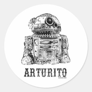 4 mei - Cinco de Mayo Arturito Ronde Sticker