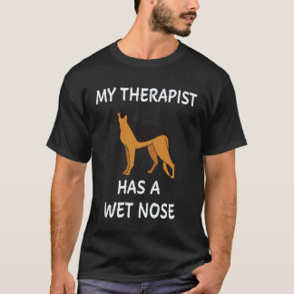 4 Mijn therapeut heeft een Duitse herder met een n T-shirt