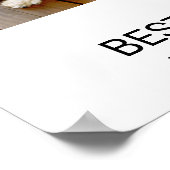 4 minimalistisch fotocollage - Beste jaar ooit Pos Poster (Hoek)