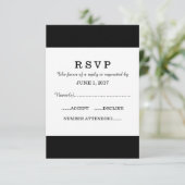 4 Modèle de carte RSVP (Debout devant)