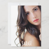 4 Modèle photo Modèle blanc de la carte à capuchon (Devant)