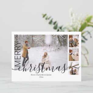 4 Modèle photo Simple moderne Joyeux Noël