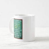 4 Muscles pour Frapper Tasse Drôle (Devant gauche)