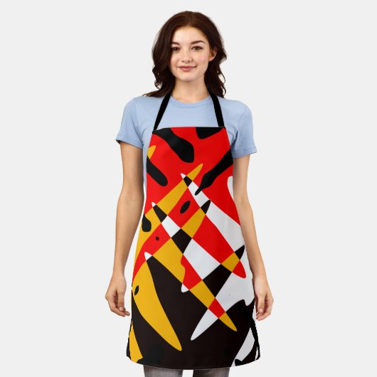 4 Nationale Schorten gepersonaliseerd Schort voor  (Gedragen)