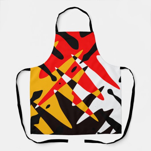 4 Nationale Schorten gepersonaliseerd Schort voor  (Voorkant)