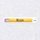 4 Noms Différents Crayons Fer sur Étiquette (Design 1)