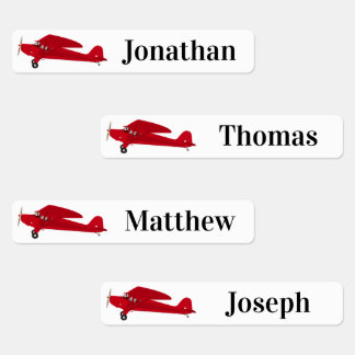 4 Noms Différents Fer D'Avion En Étiquette