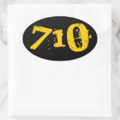 4 Pack -710 Sticker à huile ronde (Sac)