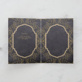4 pages BAPTISM Invitation et programme OR Ornate (Intérieur)
