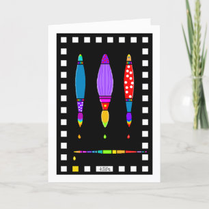 4 Paintbrushes wenskaart Kaart