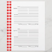 4 par page - Pages En vichy recto recto recto roug (Dos)