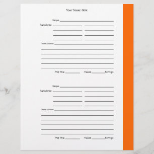4 per pagina - Oranje tweezijdige ontvangstpagina' Flyer