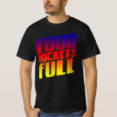 4 pf vier vakken vol t-shirt (Voorkant)