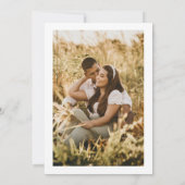4 Photo Arche Save The Date Annonce de Mariage (Dos)