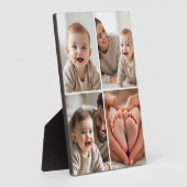 4 Photo Collage Cute Baby Picture Instagram Fotoplaat (Zijkant)
