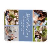 4 Photo Collage Fête des Mères Magnet cadeau (Horizontal)