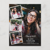 4 Photo Collage Graduation Party Invitation (Devant)