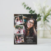 4 Photo Collage Graduation Party Invitation (Debout devant)