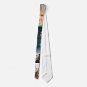 4 Photo Collage Personalized Stropdas (Achterkant)