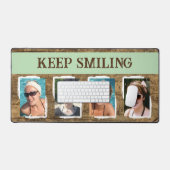 4 photo garder le sourire brun vert (Clavier et souris)