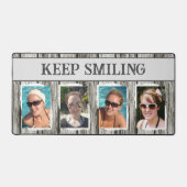 4 photo garder le sourire gris blanc (Recto)