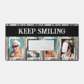 4 photo garder le sourire gris noir (Clavier et souris)