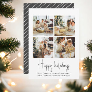 4 Photo Joyeuses Fêtes modèle de Noël