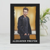 4 Photo Modèle Acteur Carte Comp Grunge 5.5x7.5 (Debout devant)