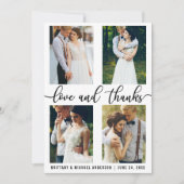 4 Photo Moderne Mariage Amour et Merci