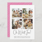 4 Photo oh Quel modèle de Noël amusant (Devant / Derrière)