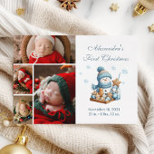 4 Photo Premier Faire-part de naissance de Noël