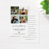 4 Photos Collections Funéraires Cartes de prières  (Bureau)