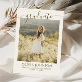 4 Photos Graduation Party Faire-part