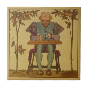 #4 Repro Copeland Medieval Minstrels Music Thema Tegeltje