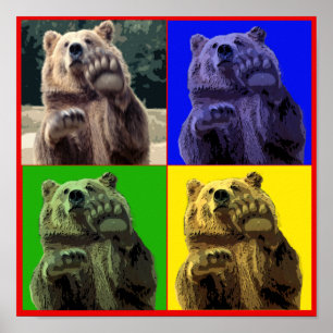 4 SQAURE BEER POSTER