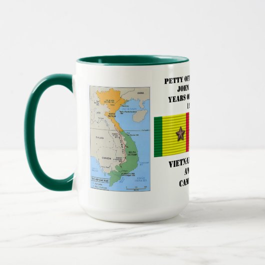 4 STERREN ZEILER VIETNAM OORLOG MOK (Links)