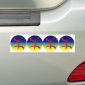 4 stickers carosserie automobile berbere amazigh (En voiture)