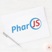 4 Stickers PharoJS Glossy (Enveloppe)