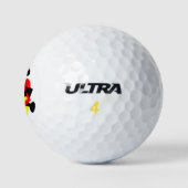4 Stuurstukken Golfballen (Logo)