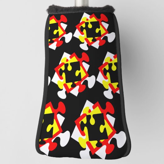 4 Stuurstukken Golfheadcover (Draai 90)